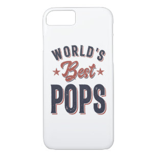 World's Best Pops   Father Grandpa Gift Case-Mate iPhone Case