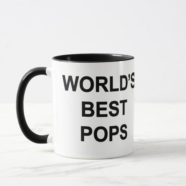 World's Best Pops Mug (Left)