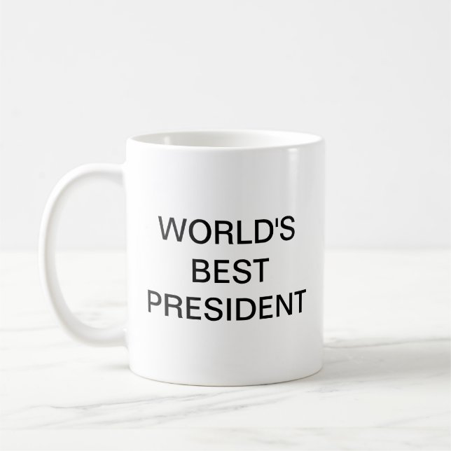 World's best President Coffee Mug (Left)