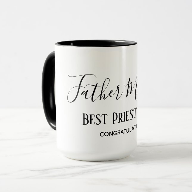 World's Best Priest Pastor Minister Deacon Bishop  Mug (Front Left)