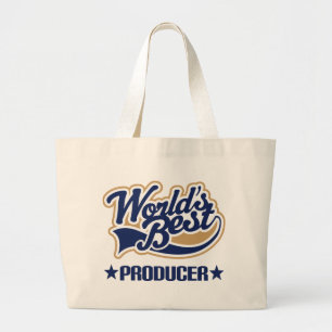 Worlds Best Producer Large Tote Bag
