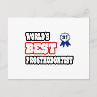 World's Best Prosthodontist Postcard