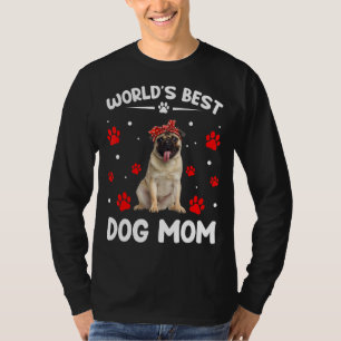 World's Best Pug Dog Mum Funny Mother's Day T-Shirt