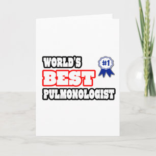 World's Best Pulmonologist Card