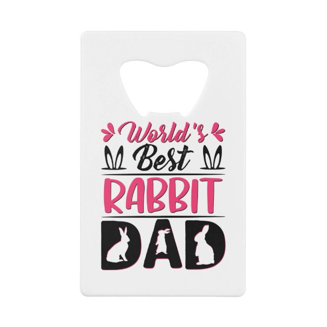 World's Best Rabbit Dad-daughter-mum-funny (Front)