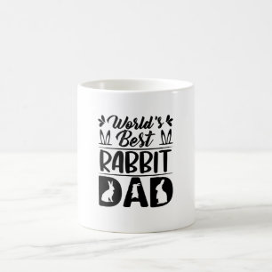 World's Best Rabbit Dad-Daughter-Mum-Funny Coffee Mug