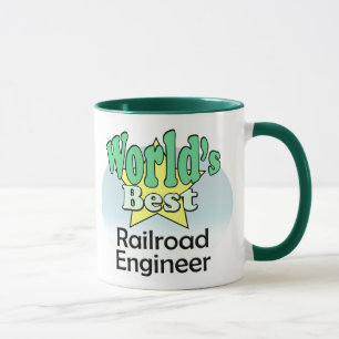World's Best Railroad Engineer Mug