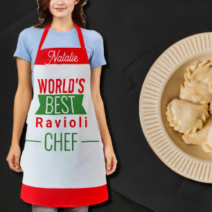 World's Best  Ravioli Chef   -  personalised Apron