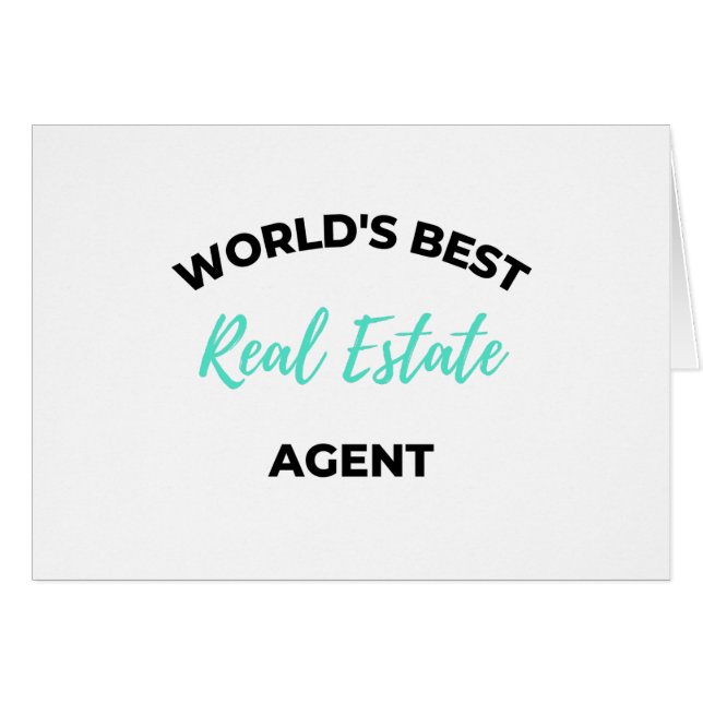 World's Best Real Estate Agent 2 (Front Horizontal)