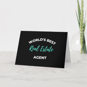 World's Best Real Estate Agent Holiday Card