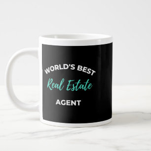 World's Best Real Estate Agent Large Coffee Mug