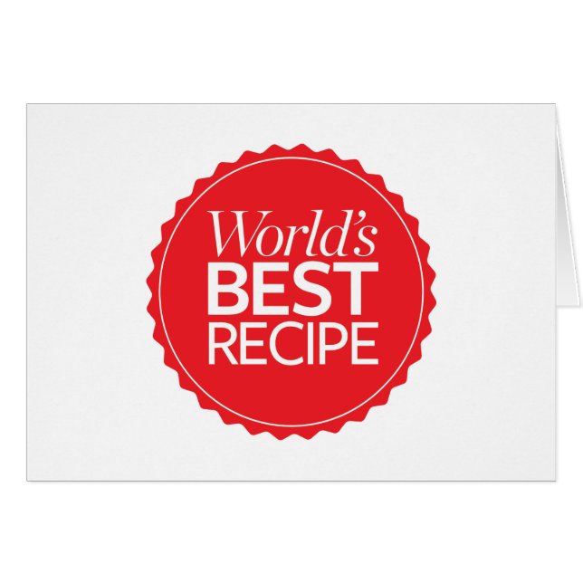 World's Best Recipe (Front Horizontal)