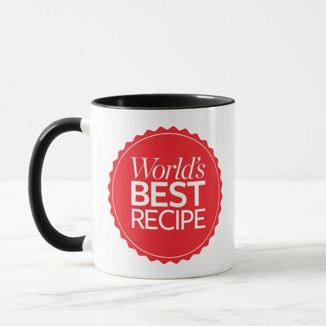 World's Best Recipe Mug (Left)