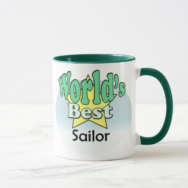 World's Best Sailor Mug (Right)