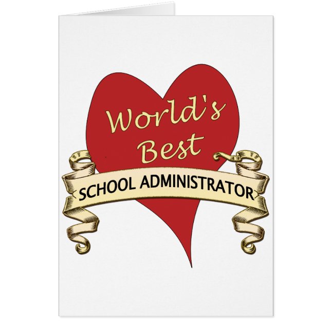 World's Best School Administrator (Front)