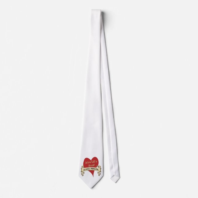 World's Best School Principal Tie (Front)