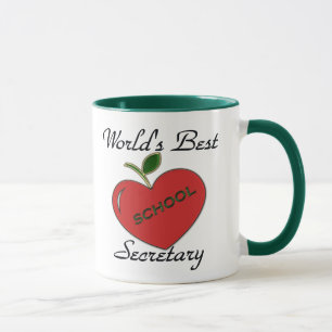 World's Best School Secretary Mug