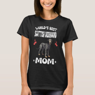 World's Best Scottish Deerhound Mum Dog Pets T-Shirt