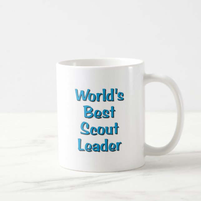 World's best Scout Leader merchandise Coffee Mug (Right)