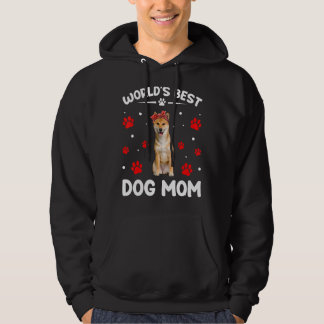 World's Best Shiba Inu Dog Mum Funny Mother's Day Hoodie