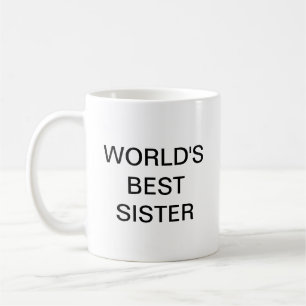 World's best sister coffee mug