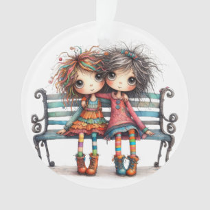 World's Best Sister / Friend - See Back. Ornament