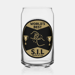 World's Best Sister-In-law Can Glass