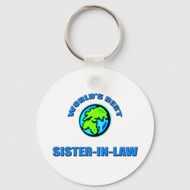 World's Best Sister-in-Law Key Ring (Front)