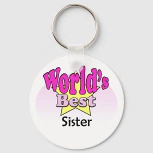 World's Best Sister Key Ring
