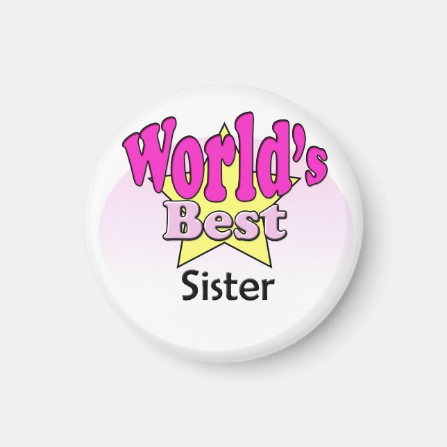 World's Best Sister Magnet (Front)
