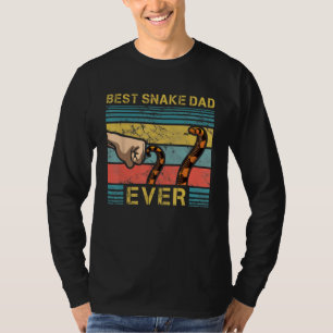 World's Best Snake Dad Funny Snake Enthusiast Fath T-Shirt