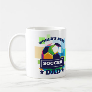 World's Best Soccer Dad Father's Day Coffee Mug