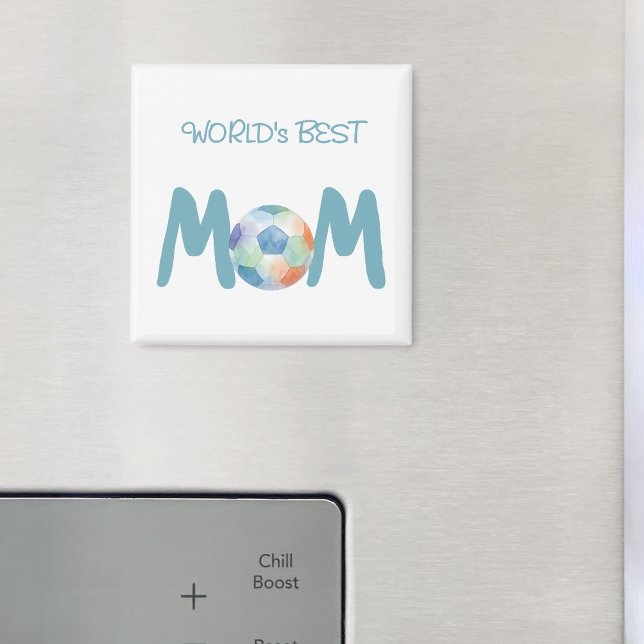 World's Best Soccer Mom Mother's Day Gift Magnet (Creator Uploaded)
