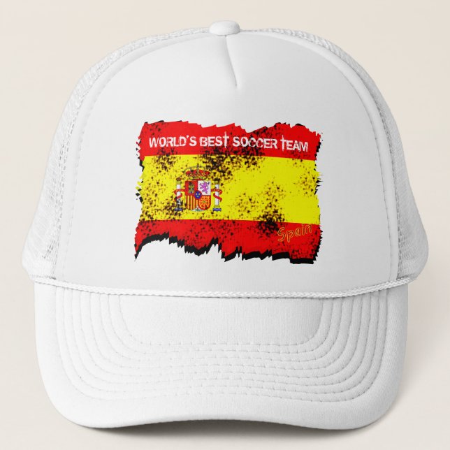 Worlds Best Soccer Team Spain Hat (Front)