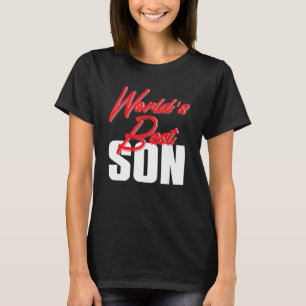 Worlds Best Son Brother Papa Father Dad Daddy Moth T-Shirt