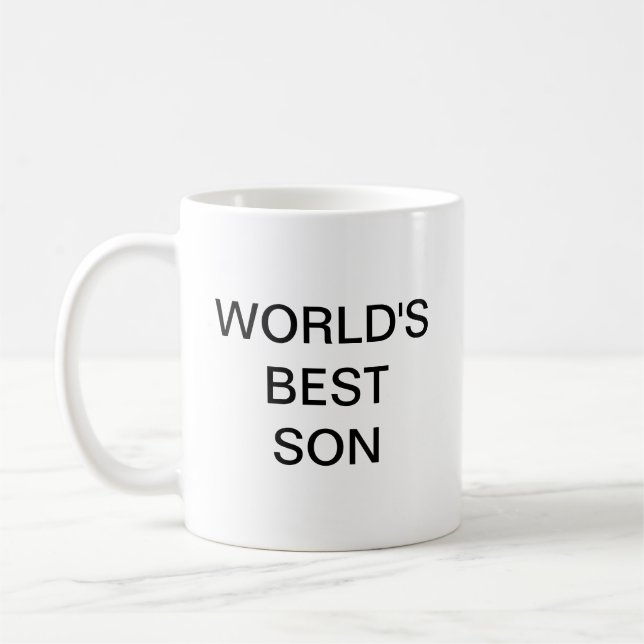 World's best son coffee mug (Left)