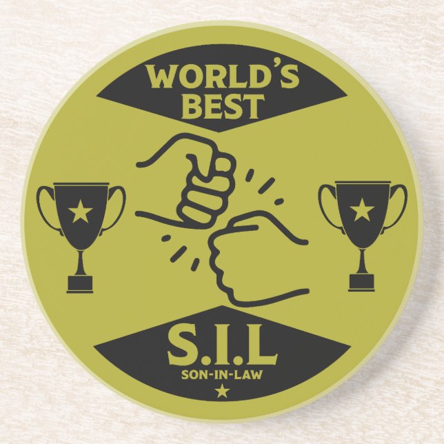 World's Best Son-In-Law Coaster (Front)