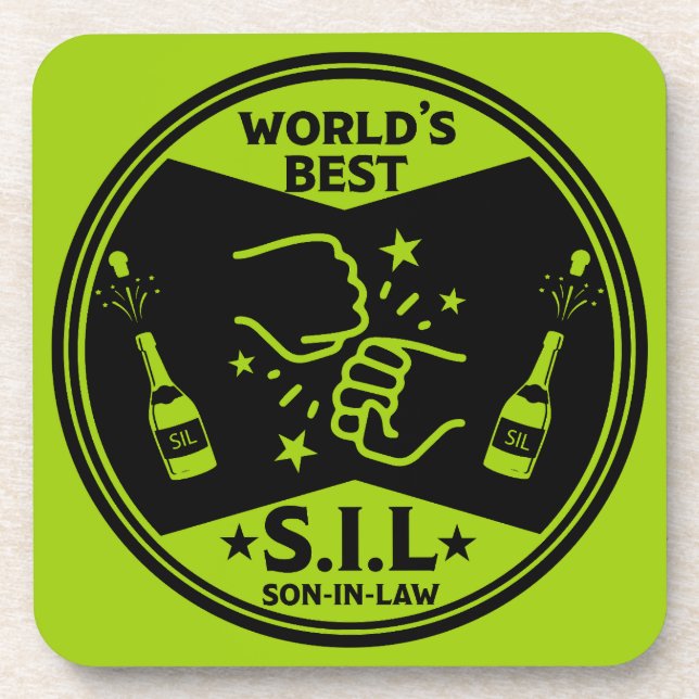 World's Best Son-In-Law Coaster (Front)