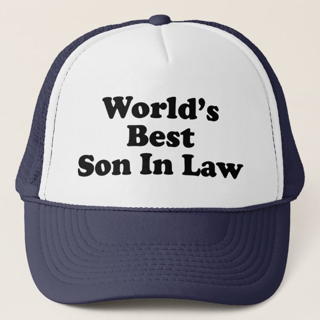 World's Best Son In Law Trucker Hat (Front)