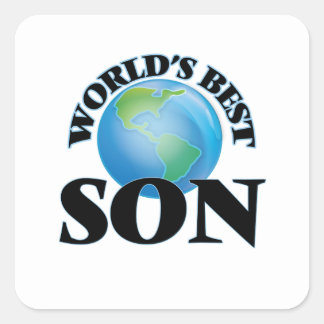 World's Best Son Square Sticker
