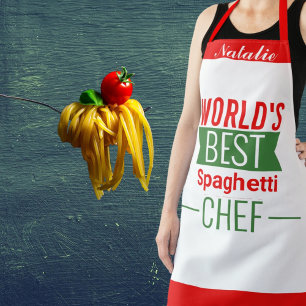 World's Best Spaghetti   Chef   -  personalised Apron