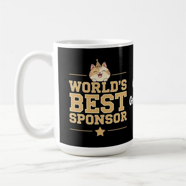 World's Best Sponsor Ever Food Bank Volunteers Coffee Mug (Left)