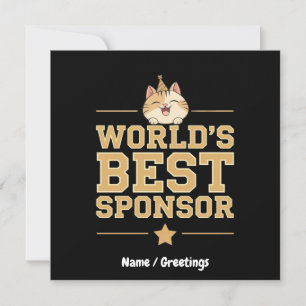 World's Best Sponsor Ever Food Bank Volunteers Invitation