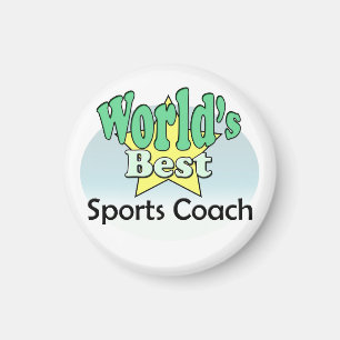 World's Best Sports Coach Magnet