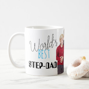 World's best Step-dad-Custom  Photo   Coffee Mug