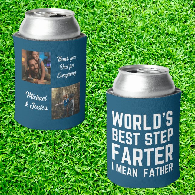 Worlds Best Step Father Funny Can Cooler (Creator Uploaded)