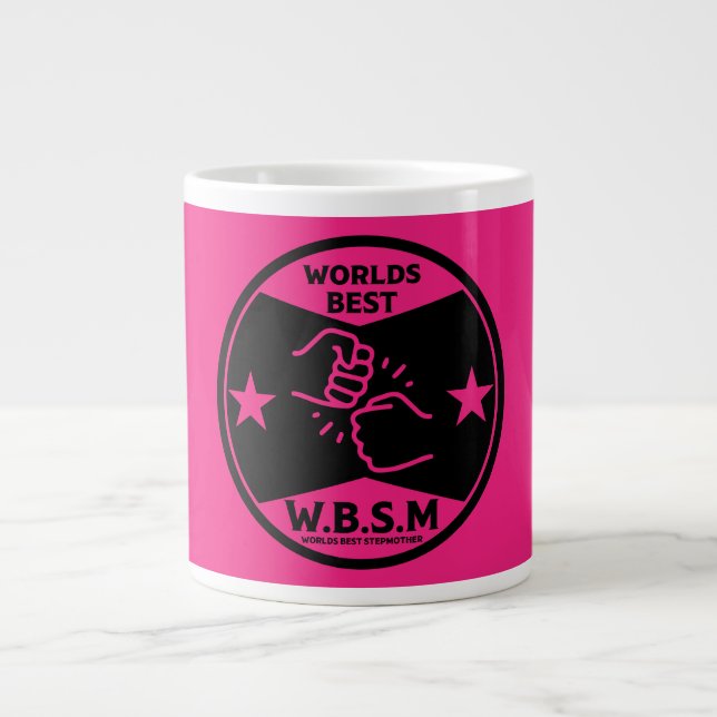 WORLDS BEST STEP MOTHER LARGE COFFEE MUG (Front)