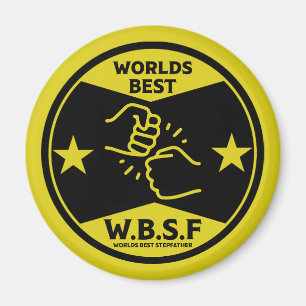 WORLDS BEST STEPFATHER MAGNET