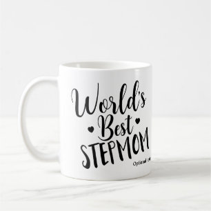 WORLD'S BEST STEPMOM Birthday Personalised Custom Coffee Mug