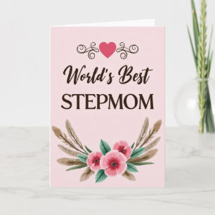 Worlds Best Stepmom Card
